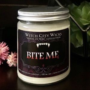 COPY - Witch City Wicks Single Wick Candle, Bite Me